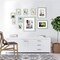 5x7 Picture Frame Set of 2, Made of Real Glass and Sage Green Wooden Frame(Sage Green)8.7"L x 6.7"W